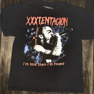 XXXTentacion Black Graphic Tee - I'm Lost Then I'm Found